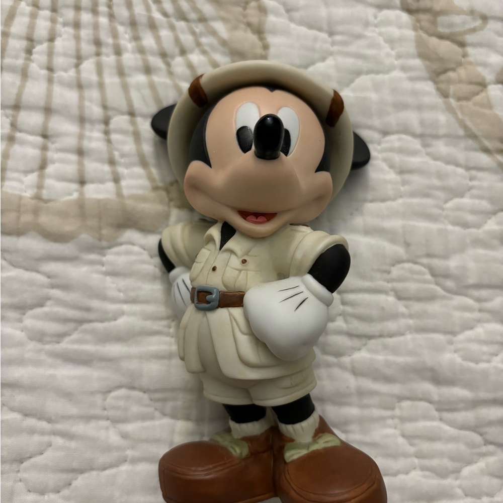 Disney Animal Kingdom Safari Mickey Figurine